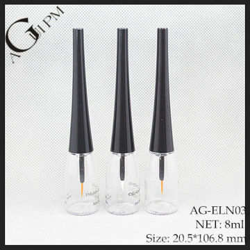 NET 8ml Kunststoff spezielle Form Eyeliner Tube/Eyeliner Container AG-ELN03, AGPM Kosmetikverpackungen, benutzerdefinierte Farben/Logo